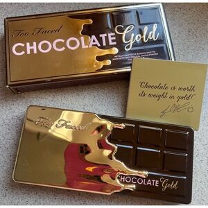 Too Faced Chocolate Gold 16 Shade Eyeshadow Pallet New in Box Discontinued Rare